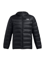 Under Armour Black/White Legend Down Hooded Jacket - Image 5 of 7