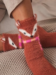 Fox Christmas Cosy Socks In Box - Image 2 of 4