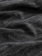 Model negru prespălat - Zebra Imprimeu Evazat 100% Blugi Bumbac - Image 6 of 6