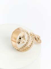 Aela Gold Tone Snake Ring - Image 2 of 4