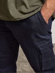 Asul - BadRhino Big & Tall Stretch Cargo Trousers - Larawan 4 ng 5