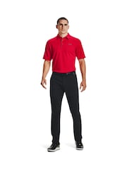 Under Armour Red Golf Red Tech Polo Shirt - Image 1 of 6