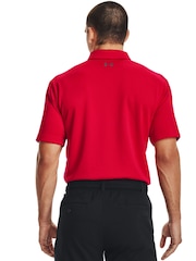 Under Armour Red Golf Red Tech Polo Shirt - Image 2 of 6