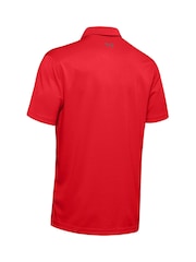 Under Armour Red Golf Red Tech Polo Shirt - Image 6 of 6