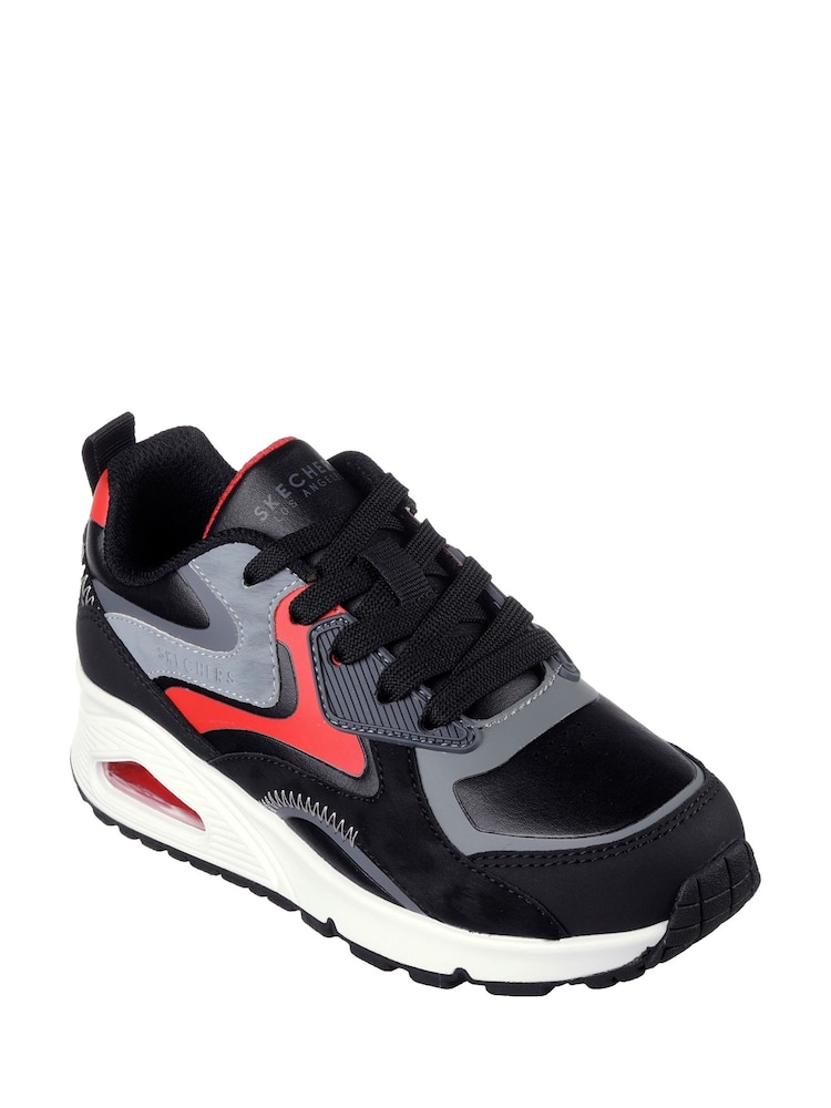 Skechers Black Uno Gen1 Color Surge Trainers - Image 2 of 5 Skechers Black Uno Gen1 Color Surge Trainers - Image 2 of 5
