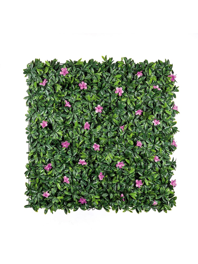 Premier Decorations Ltd Green/Pink Green 100x100cm Azalea Garden Living Wall - Image 2 of 3