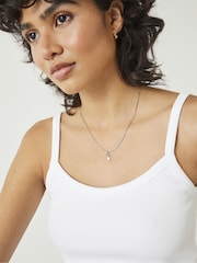 Hush Silver Tone Star Pendant Necklace - Image 4 of 4