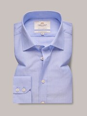 Hawes & Curtis Slim-Fit-Hemd aus End-on-End-Gewebe, 100 % Baumwolle, Blau - Bild 1 von 3