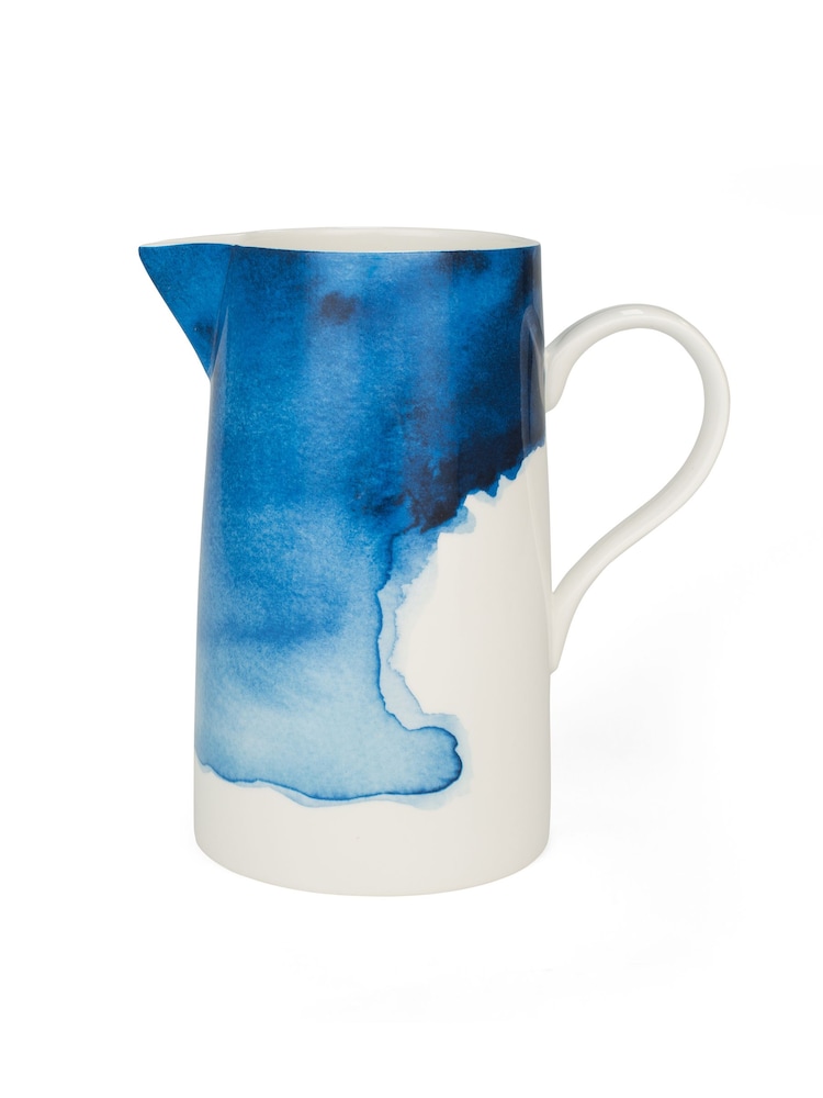 Rick Stein Blue Coves of Cornwall 2 Litre Jug - Image 1 of 2