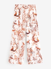 Ecru Fox Flannel Button Through Pyjamas - Image 7 of 10
