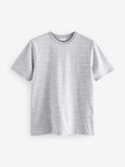 Grey Marl Textured T-Shirt - Image 5 of 7