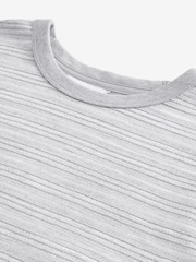 Grey Marl Textured T-Shirt - Image 7 of 7