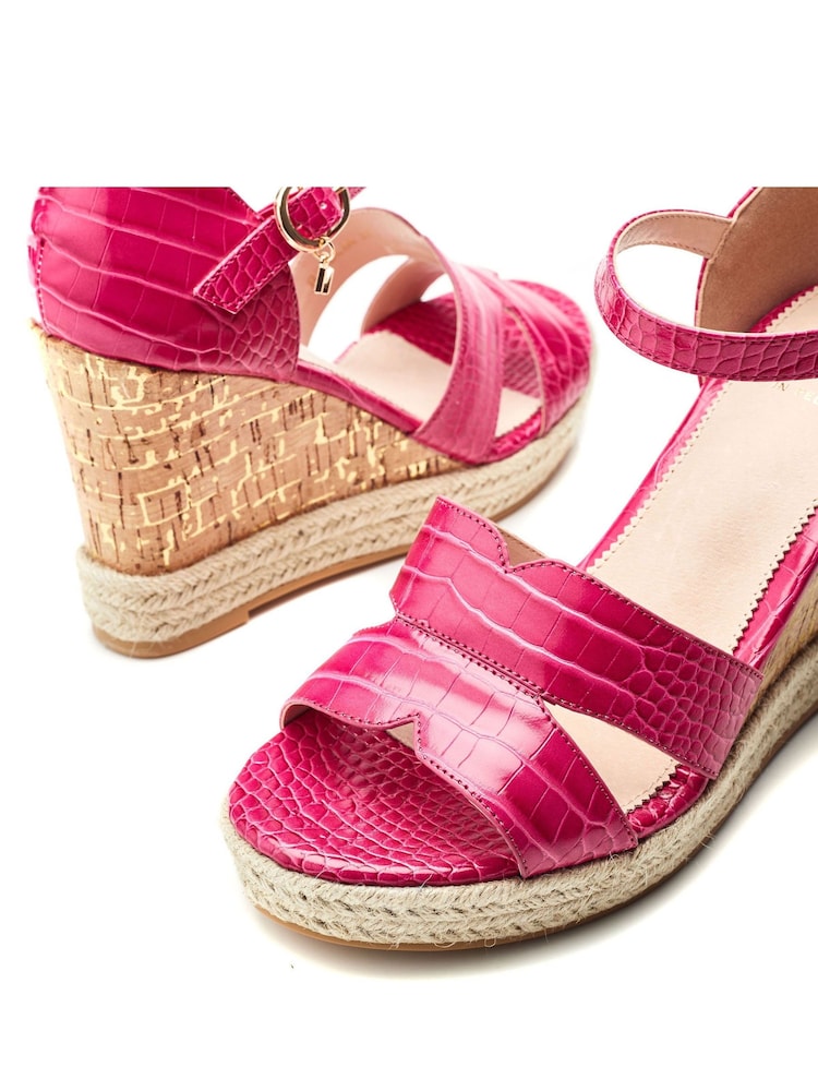 Moda In Pelle Rikolia Wedge Sandals - Image 4 of 4