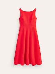 Boden Red Petite Scarlet Ottoman Ponte Dress - Image 5 of 5