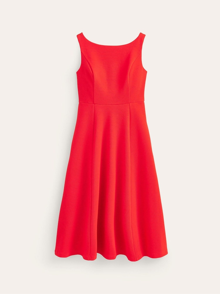 Boden Red Petite Scarlet Ottoman Ponte Dress - Image 5 of 5