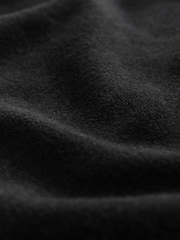 Black Twin Pocket Shacket Overshirt with Wool - Image 7 of 9