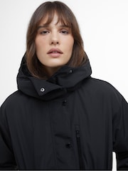 Barbour® International Kaylee Mid Length Hooded Showerproof Coat - Image 5 of 7