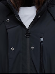 Barbour® International Kaylee Mid Length Hooded Showerproof Coat - Image 7 of 7