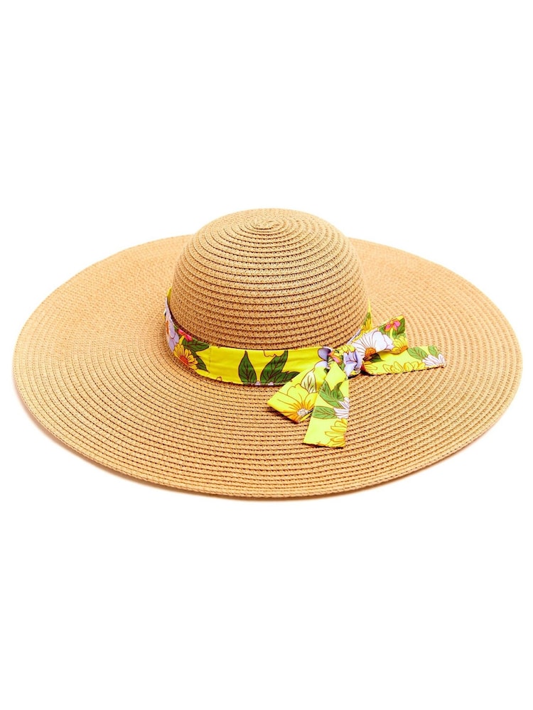 Chapeau Nicole Miller Straw Sun Natural - Image 2 de 7