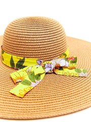 Chapeau Nicole Miller Straw Sun Natural - Image 4 de 7