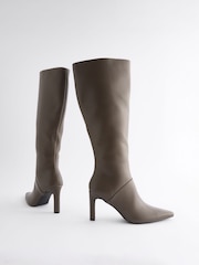 بني فاتح - بوت بكعب بطول يصل إلى الركبة من ®Forever Comfort - صورة 7 من 8