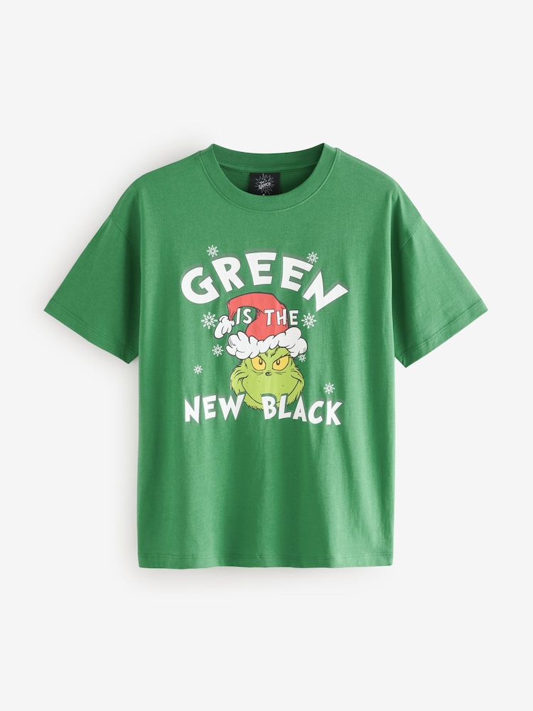 T-shirt Enfant Grinch Vert Dr. Seuss - Taille 10 Ans - Idée Cadeau Noël
