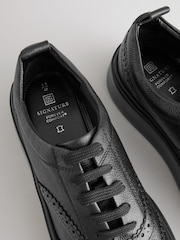 Black Forever Comfort® Leather Chunky Brogues Trainers - Image 6 of 8