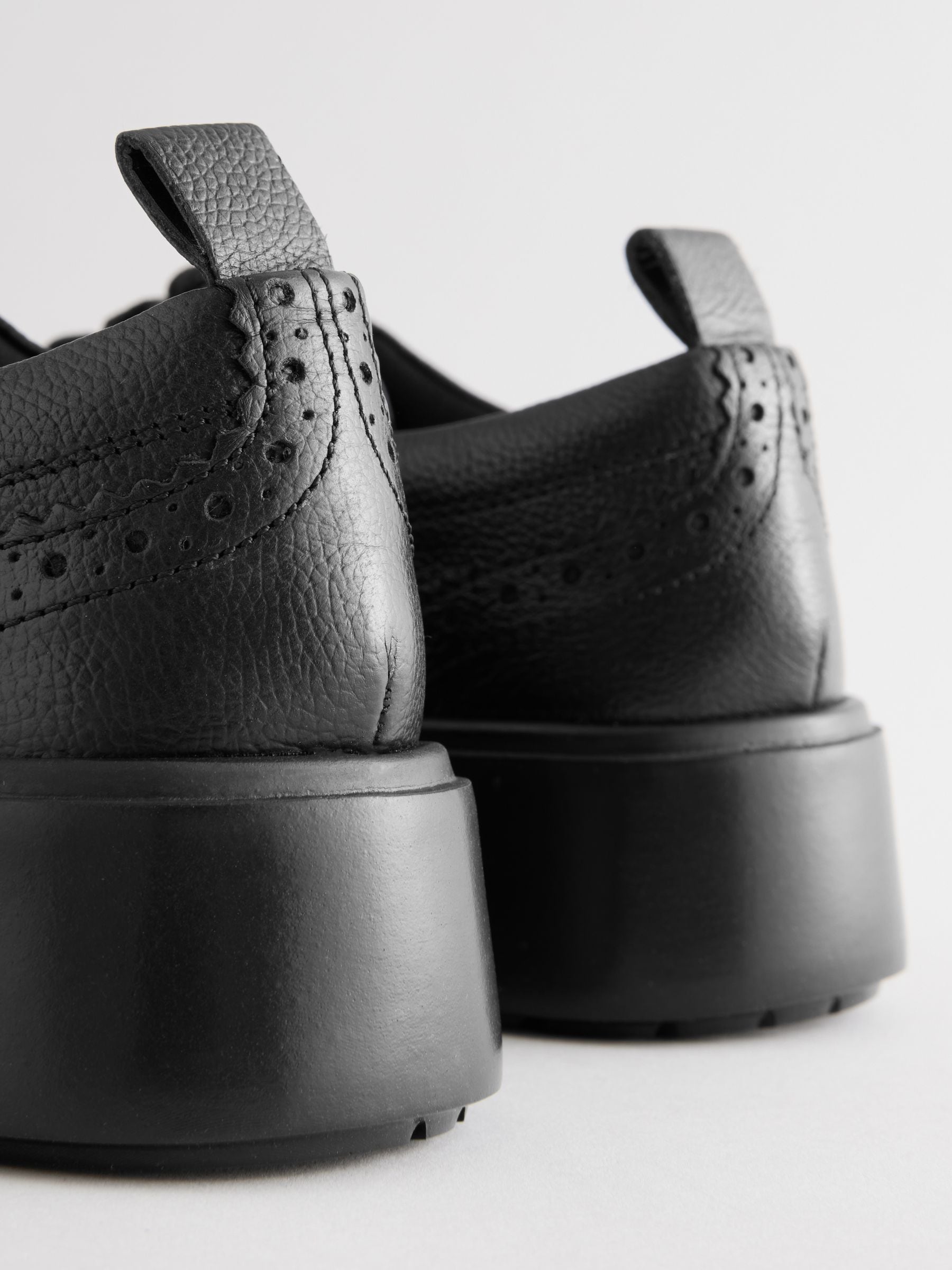 Black Forever Comfort® Leather Chunky Brogues Trainers