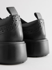 Black Forever Comfort® Leather Chunky Brogues Trainers - Image 7 of 8