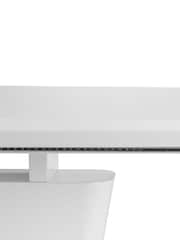 Julian Bowen Grey Velvet Como High Gloss Extending Table - Image 5 of 6