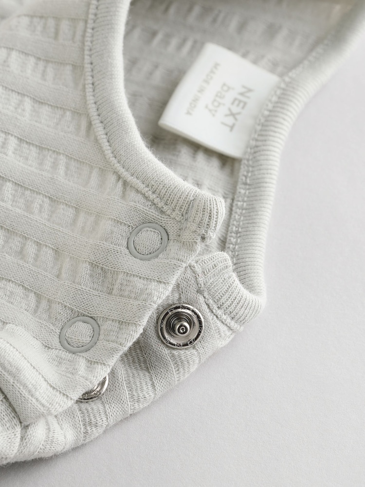 Grau/Creme - Langarm-Bodys für Babys im 3er-Pack (0 Monate bis 2 Jahre) - Image 11 of 13