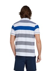 Raging Bull Blue Birdseye Stripe Polo Shirt - Image 2 of 7