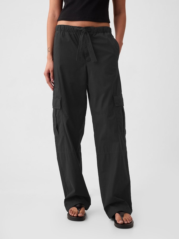 Gap Black Cargo Easy Trousers - Image 1 of 6