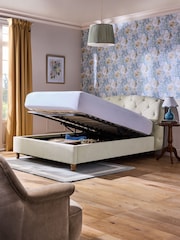 Laura Ashley Baron Chenille Oyster Braybrooke Ottoman Bed - Image 3 of 6