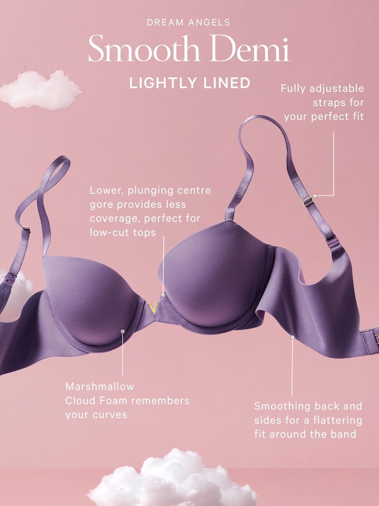 Buy Victoria's Secret White Lightly Lined Demi Bra from the Next