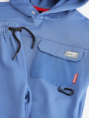 Blue Utility style Hoodie & Joggers Set (3-16yrs) - Image 3 of 4
