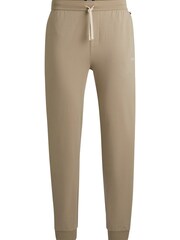 Beige - BOSS Jogginghose aus elastischer Baumwolle mit Logostickerei - Bild 5 von 5