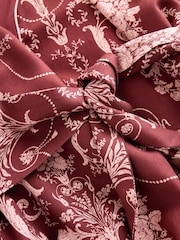 Laura Ashley Burgundy Red Josette Dressing Gown - Image 2 of 5