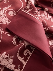 Laura Ashley Burgundy Red Josette Dressing Gown - Image 5 of 5