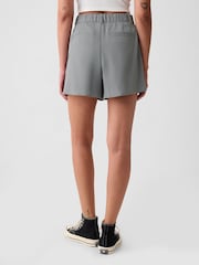 Gap Grey 365 High Waisted Shorts - Image 2 of 5