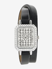 Black Sparkle Wrap Around Watch - Image 3 of 5
