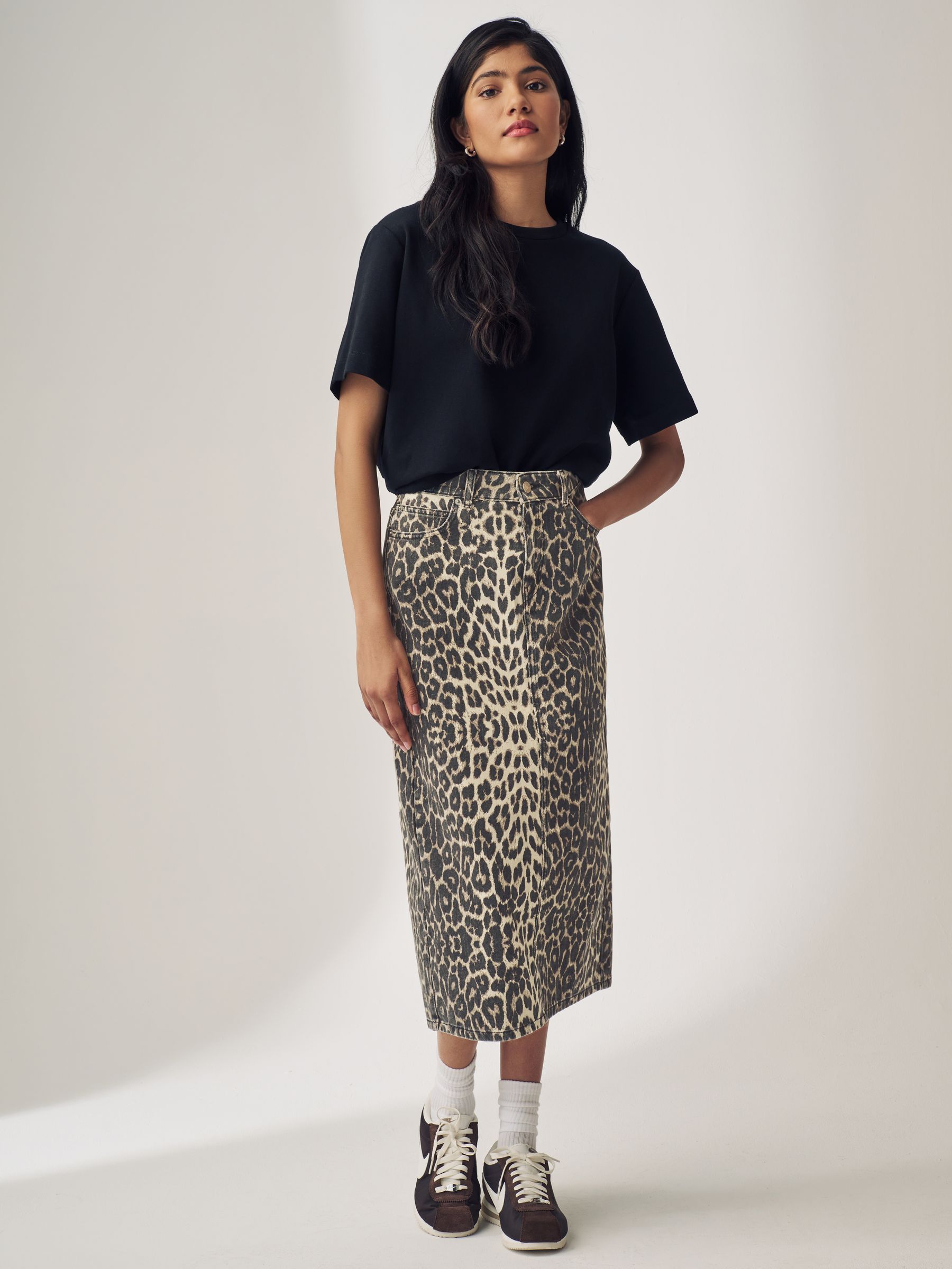Zebra print skirt next outlet