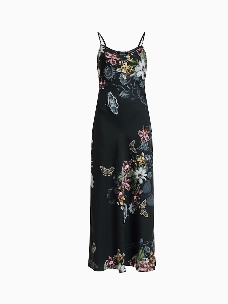 AllSaints Black Bryony Sanibel Dress - Image 5 of 5
