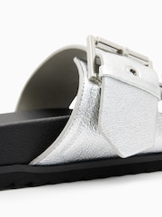 AllSaints Silver Sian Sandals - Image 5 of 6