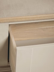 Natural Hampton Ottoman Storage Trunk - Image 2 of 6