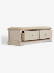 Natural Hampton Ottoman Storage Trunk - Image 5 of 6