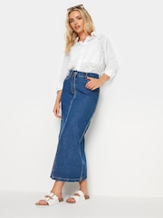 PixieGirl Petite White 100% Cotton Brodeire Anglaise Shirt - Image 3 of 5