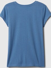 Gap Blue Graphic Crew Neck Short Sleeve T-Shirt (4-13yrs) - Image 2 of 2