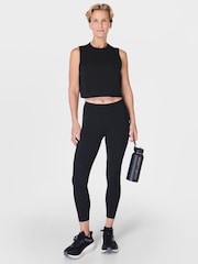 Sweaty Betty Black 7/8 Length Power Workout Leggings - Image 3 of 12