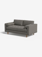 MADE.COM Basket Weave Dark Natural Scott 2 Seater Sofa - Image 1 of 3